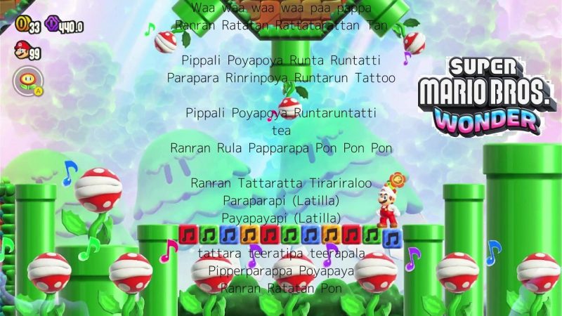 Piranha Plants On Parade w/ Lyrics English, Chinese, Taiwanese, and Korean - Super Mario Bros. Wonder